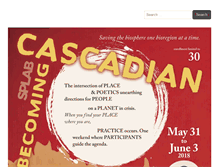 Tablet Screenshot of cascadiapoetryfestival.org